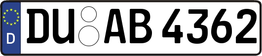 DU-AB4362
