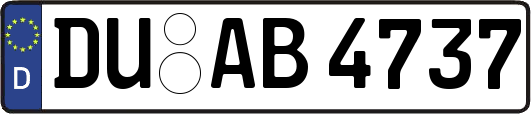 DU-AB4737