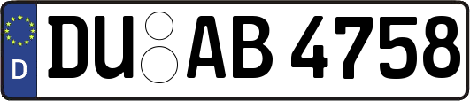DU-AB4758