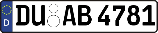 DU-AB4781