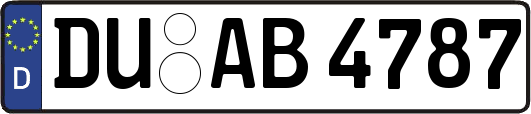 DU-AB4787