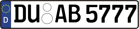 DU-AB5777