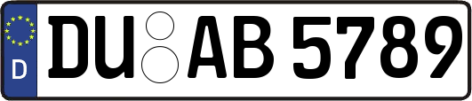 DU-AB5789