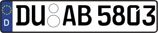 DU-AB5803