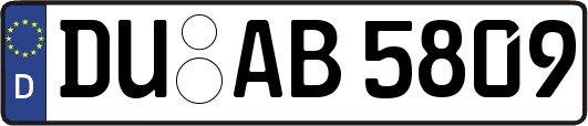 DU-AB5809