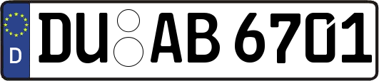DU-AB6701