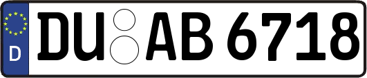 DU-AB6718