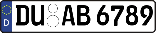 DU-AB6789