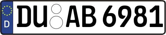 DU-AB6981