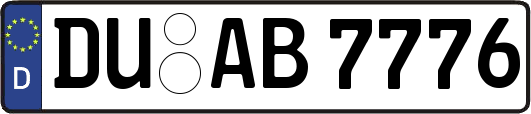 DU-AB7776