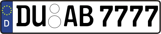 DU-AB7777