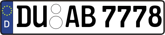 DU-AB7778