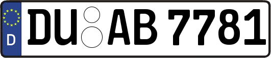 DU-AB7781