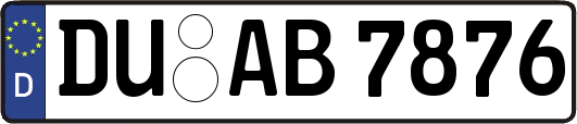 DU-AB7876