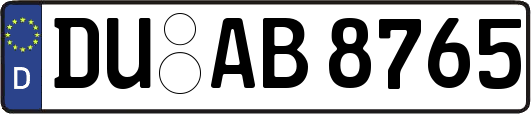 DU-AB8765
