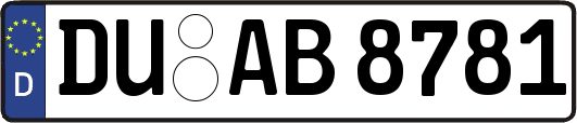 DU-AB8781