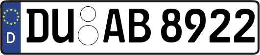 DU-AB8922