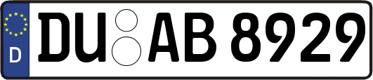 DU-AB8929