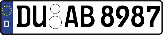 DU-AB8987