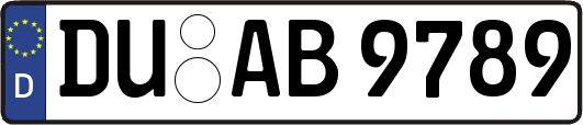 DU-AB9789