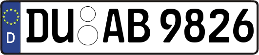 DU-AB9826