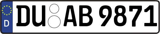 DU-AB9871