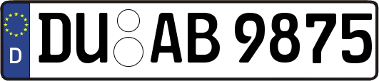 DU-AB9875