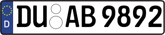 DU-AB9892
