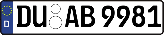 DU-AB9981