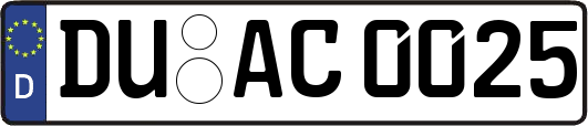 DU-AC0025