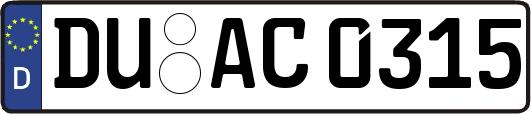 DU-AC0315