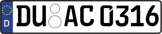 DU-AC0316
