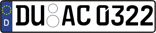 DU-AC0322