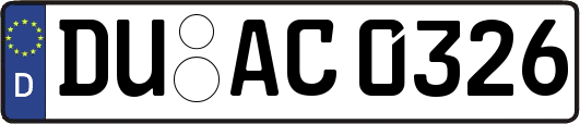DU-AC0326