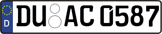 DU-AC0587