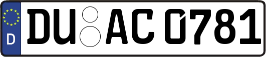 DU-AC0781