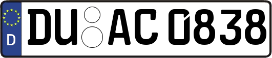 DU-AC0838