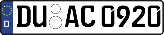 DU-AC0920