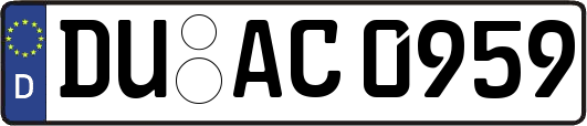 DU-AC0959