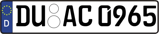 DU-AC0965