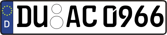 DU-AC0966