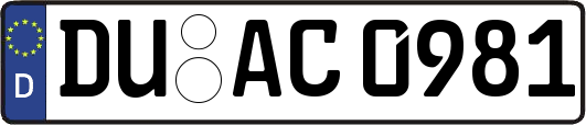 DU-AC0981