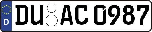 DU-AC0987