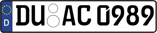 DU-AC0989