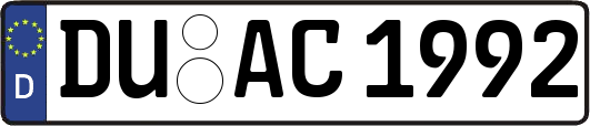 DU-AC1992
