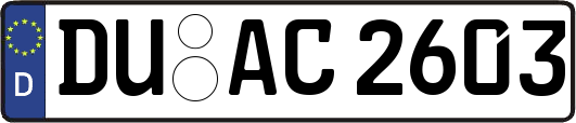 DU-AC2603