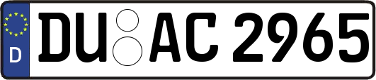 DU-AC2965