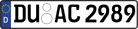DU-AC2989