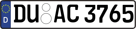 DU-AC3765