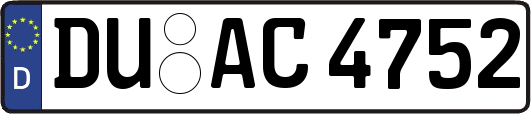 DU-AC4752